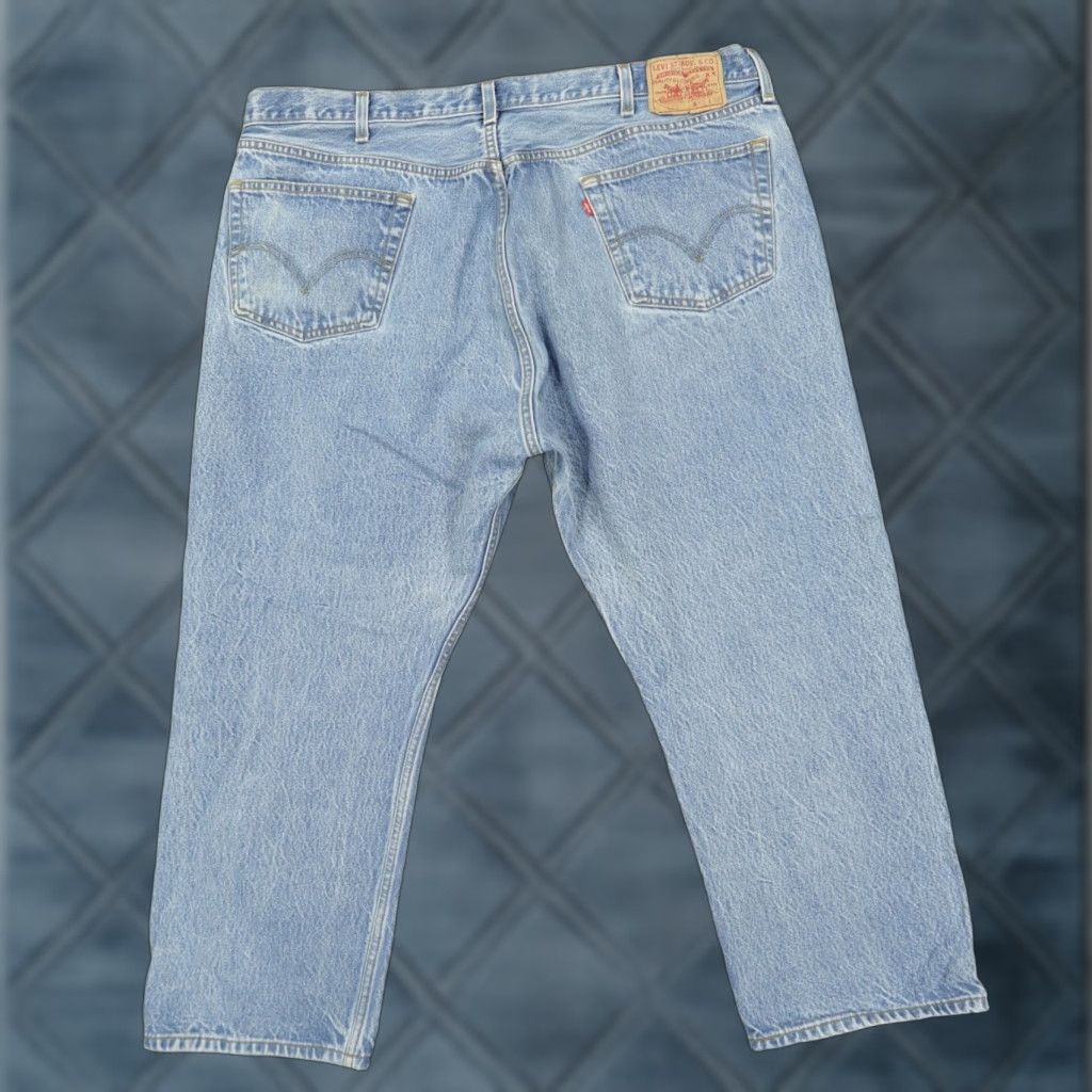 Levi's VINTAGE Levi's 501 Jeans Mens 42x27 Blue Original Fit Straight Button Fly Size US 42 / EU 58 - 1 Thumbnail