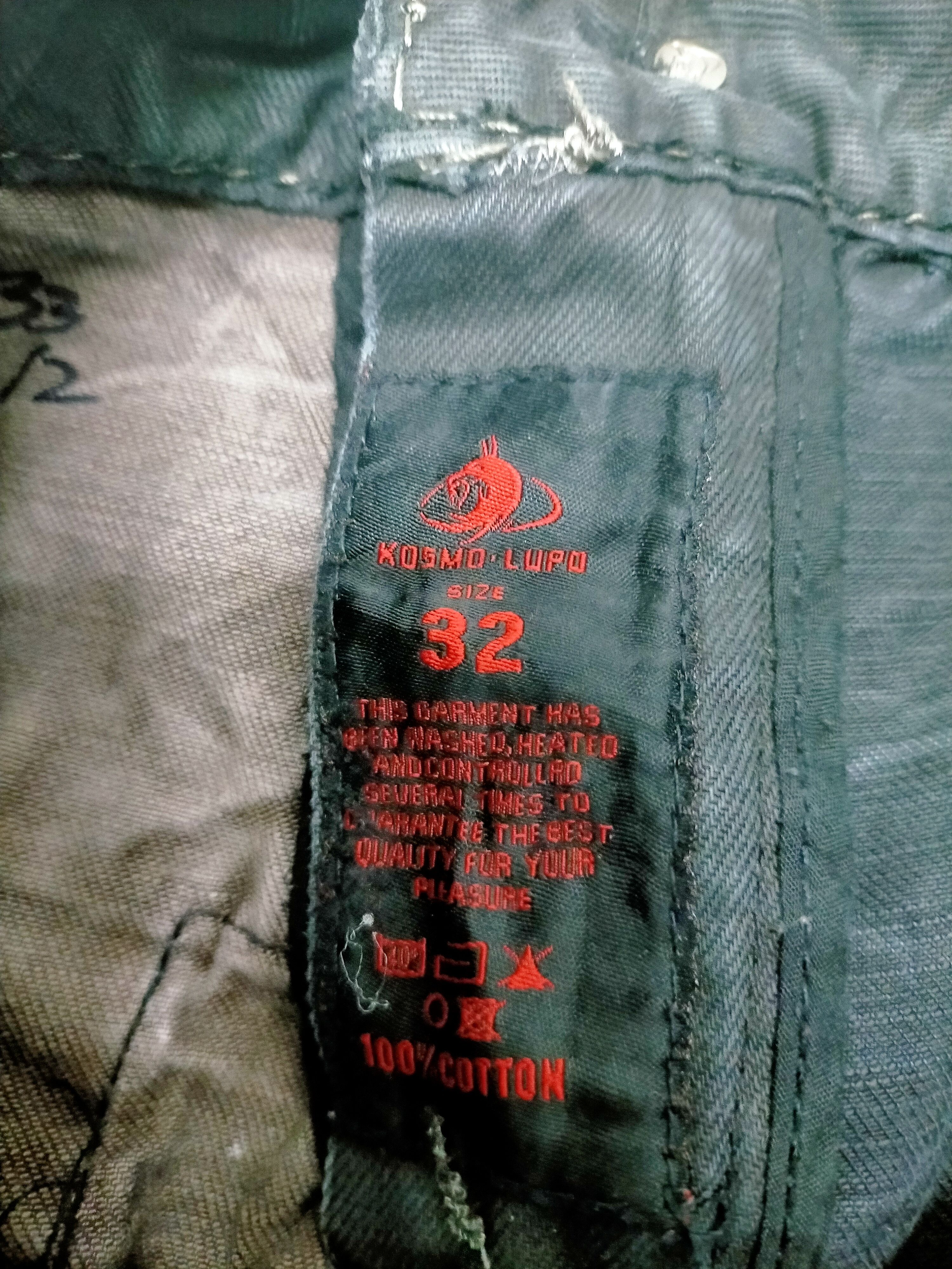 Japanese Brand Avant Garde Kosmo Lupo Vintage Y2K Denim Size US 32 / EU 48 - 6 Thumbnail