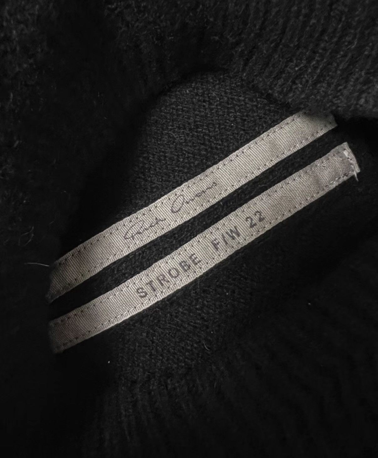 Rick Owens Rick Owens Mainline Runway Letter Sweater Size US L / EU 52-54 / 3 - 6 Thumbnail