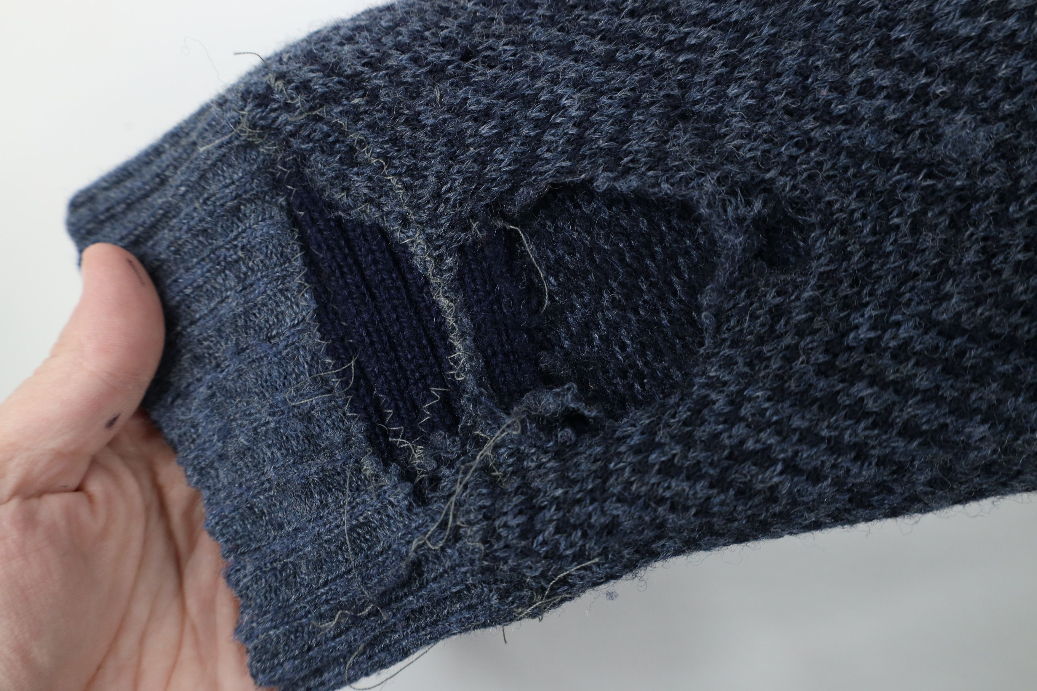 Pendleton Vintage Pendleton Washable Wool Knit Half Zip Sweater Blue Size US L / EU 52-54 / 3 - 7 Thumbnail