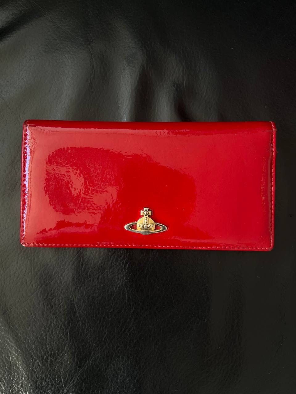 Vivienne Westwood Red Patent Leather Vivienne Westwood Wallet Clutch Bilford Size ONE SIZE - 2 Thumbnail