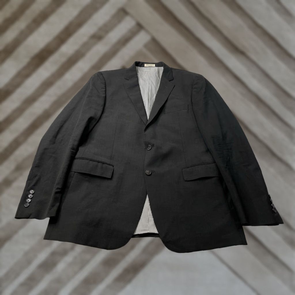 Todd Snyder Todd Snyder Blazer Jacket Mens 42R Wool Blend Mayfair Fit Gray Single-Breasted 4-Button Double-Vented Sports Coat Size 42R - 1 Thumbnail