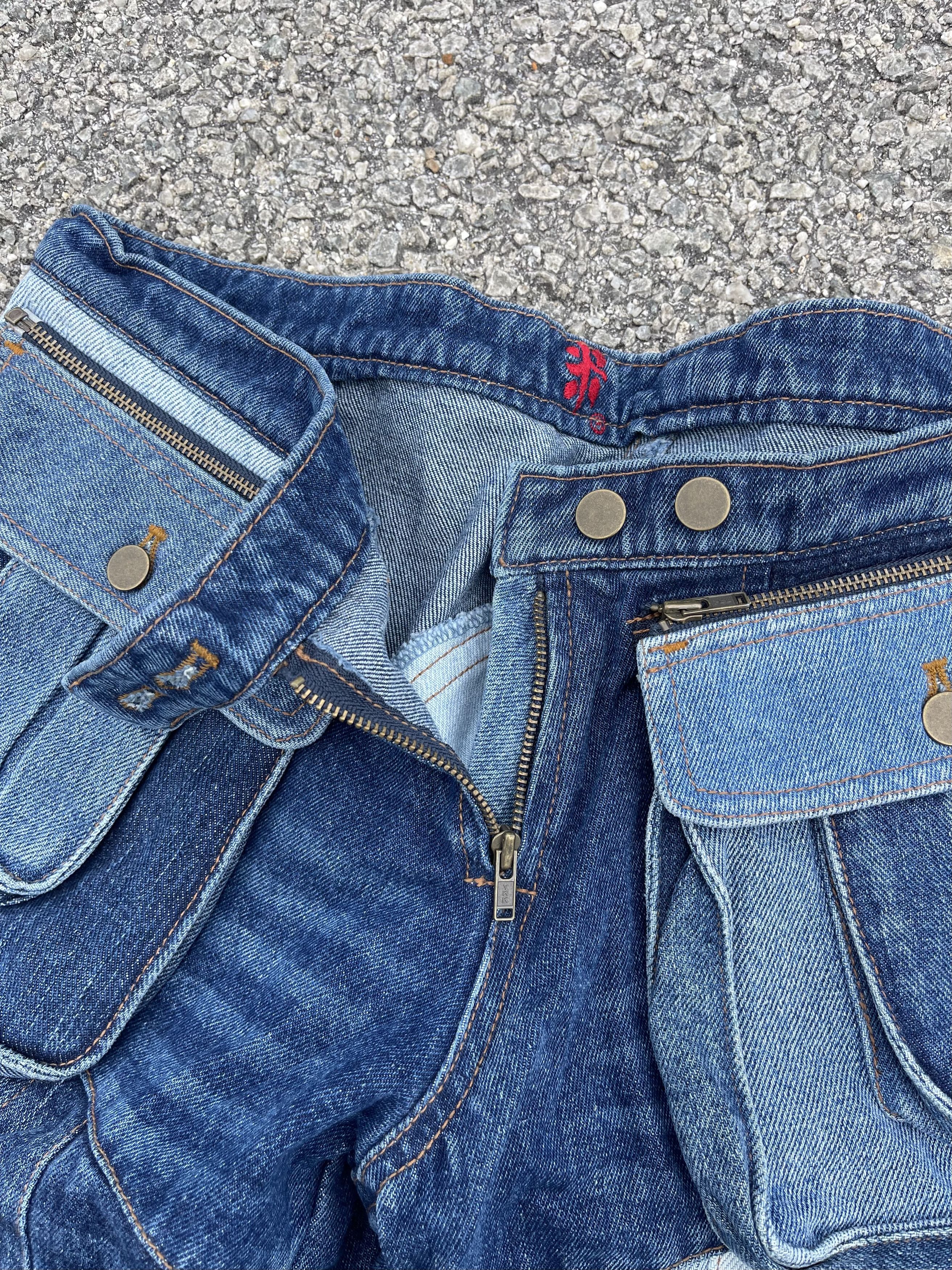 JNCO × Marc Ecko Baggy Patchwork Cargo Pocket Size US 31 - 14 Thumbnail