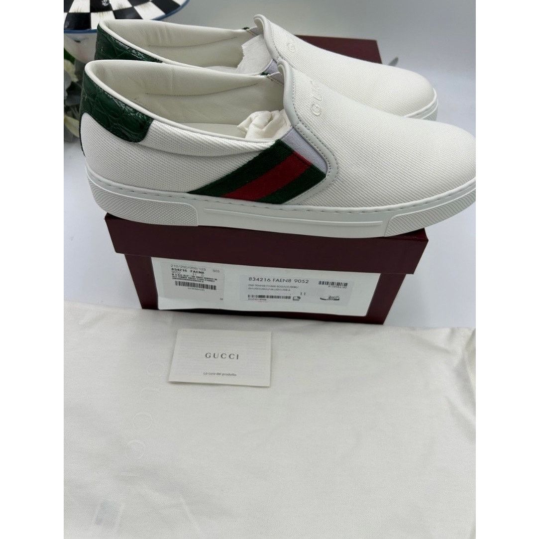 Gucci Men's Gucci ace slip on sneakers size 11 fits 11.5 US Size US 11.5 / EU 44-45 - 4 Thumbnail