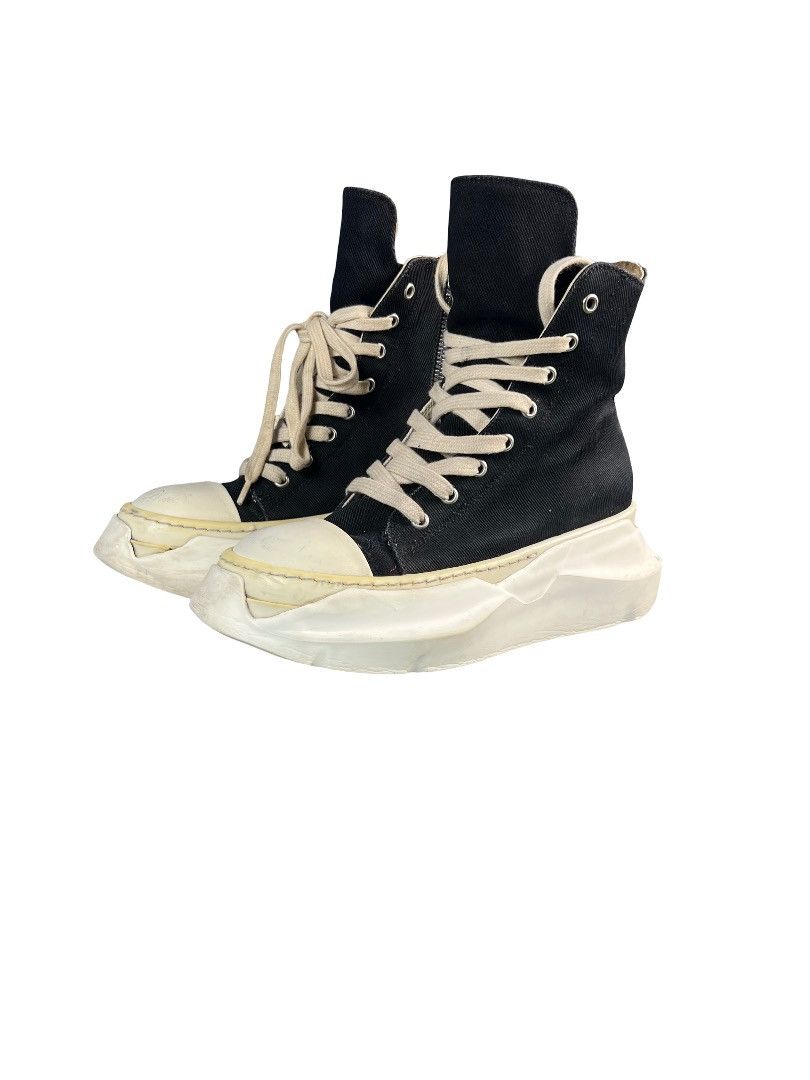 Rick Owens Rick Owens DRKSHDW Abstract Ramones High Black / Milk US 5 Size US 5 / EU 37 - 3 Thumbnail