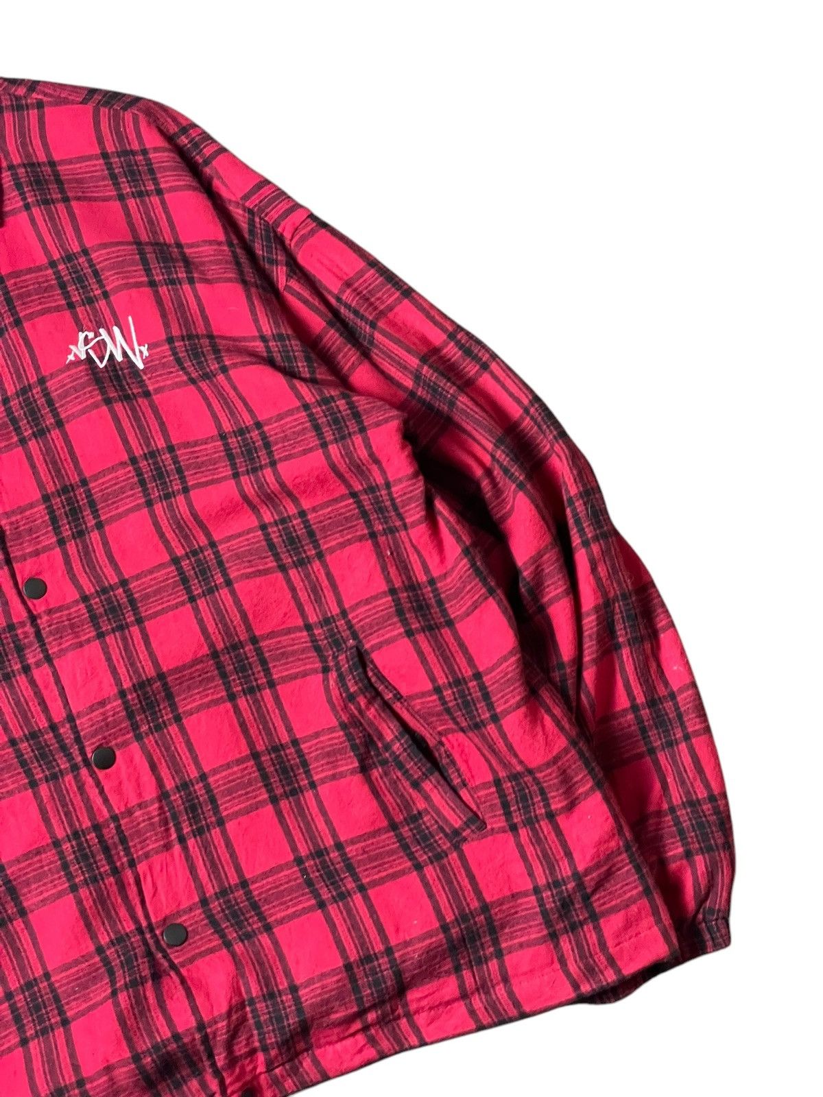Japanese Brand × Vintage × Vision Streetwear Vision StreetWear Checkered Button Jacket (98) Size US L / EU 52-54 / 3 - 4 Thumbnail
