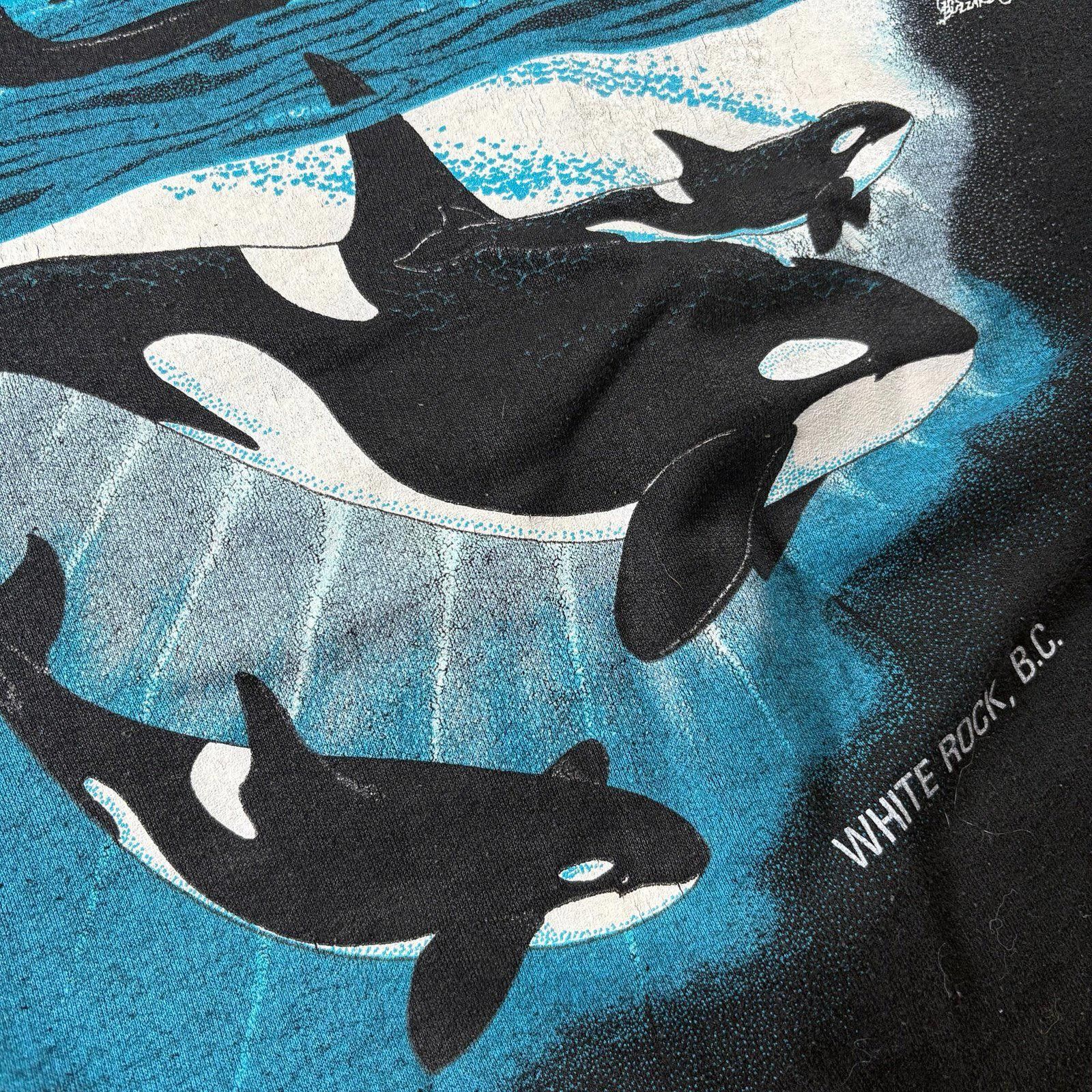 Designer Vintage killer wale sweatshirt Size US XL / EU 56 / 4 - 2 Thumbnail