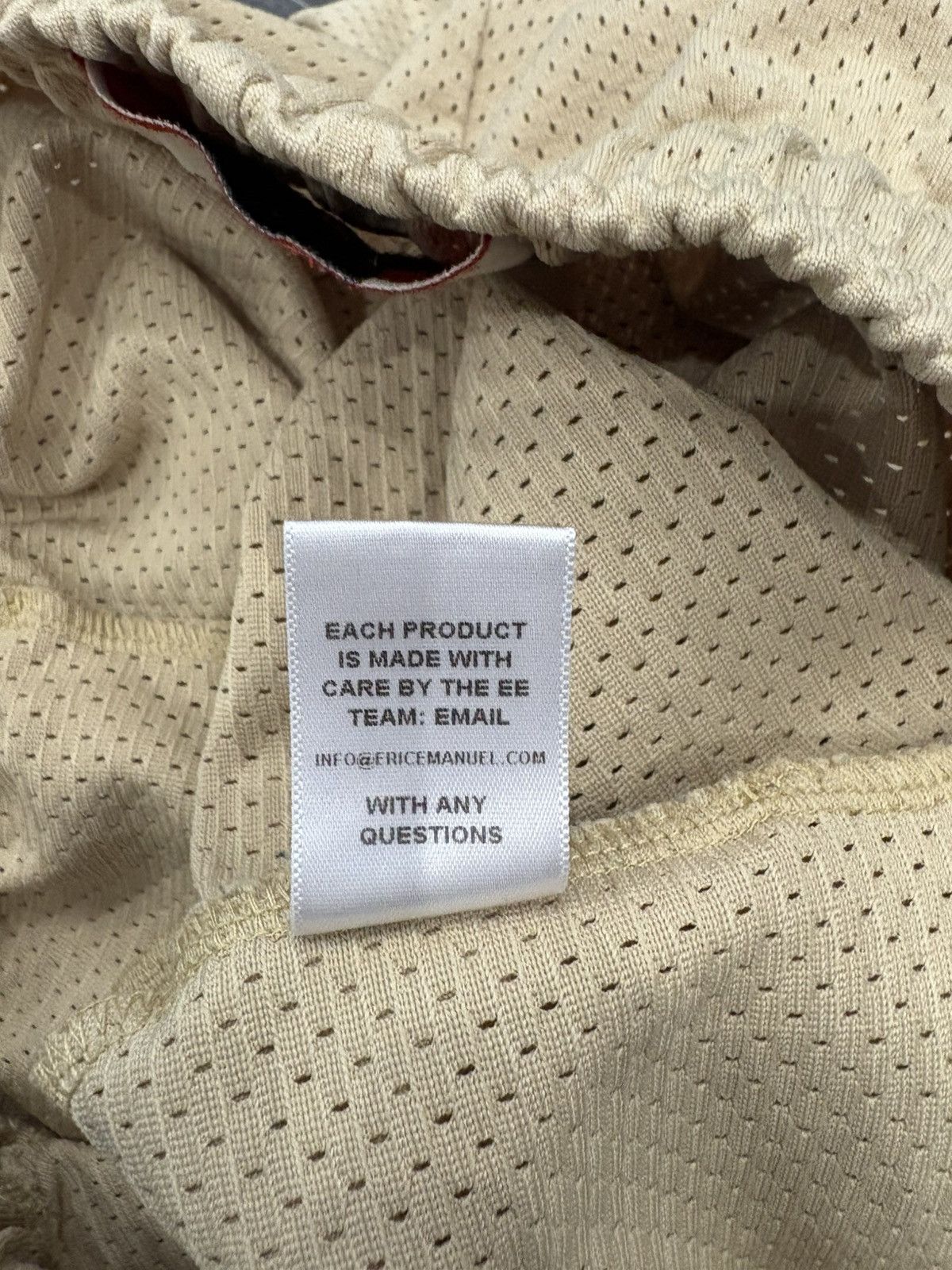 Eric Emanuel Men's Eric Emanuel Basic Short Sand Red Medium Beige RARE Size US 28 / EU 44 - 4 Thumbnail