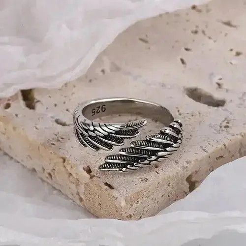 Jewelry Wing Adjustable Ring Size ONE SIZE - 1 Thumbnail