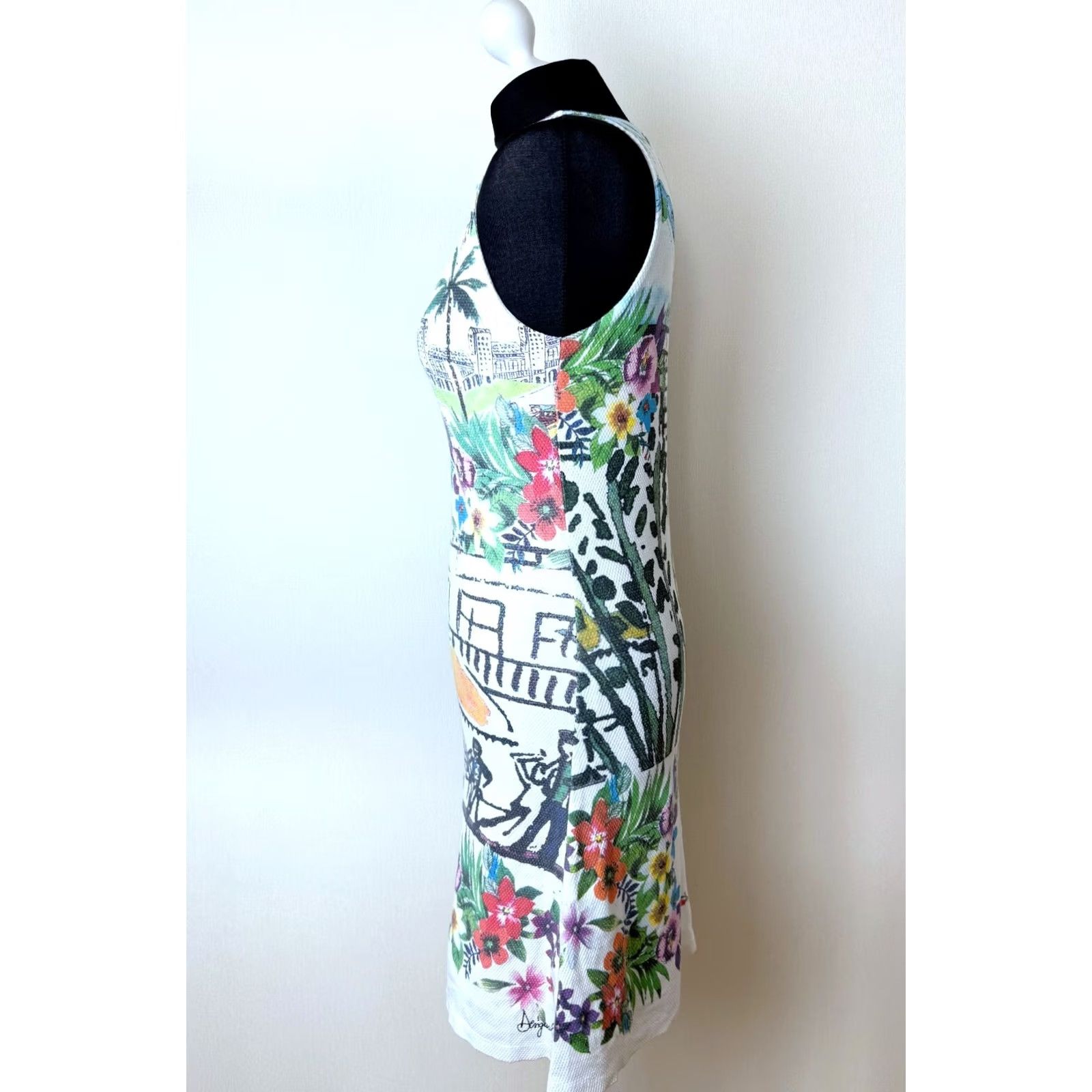 Desigual Desigual Dress S Womens A-Line Knee Length Multicoloured Dress color Multicoloured S WOMEN Dress Knee Length Desigual Size S / US 4 / IT 40 - 3 Thumbnail