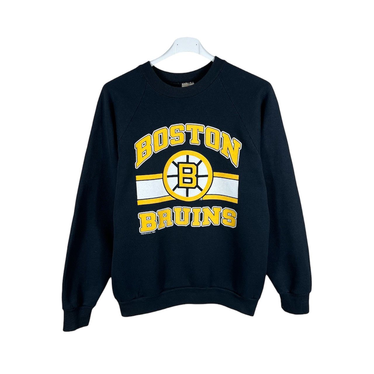 Fruit Of The Loom Vintage 80s Fotl Boston Bruins sweatshirt spellout retro NHL Size US L / EU 52-54 / 3 - 1 Thumbnail