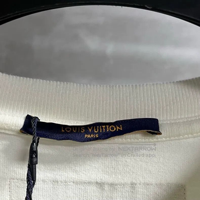 Louis Vuitton Louis Vuitton White crew neck monogrammed floral print pul Size US XL / EU 56 / 4 - 2 Thumbnail