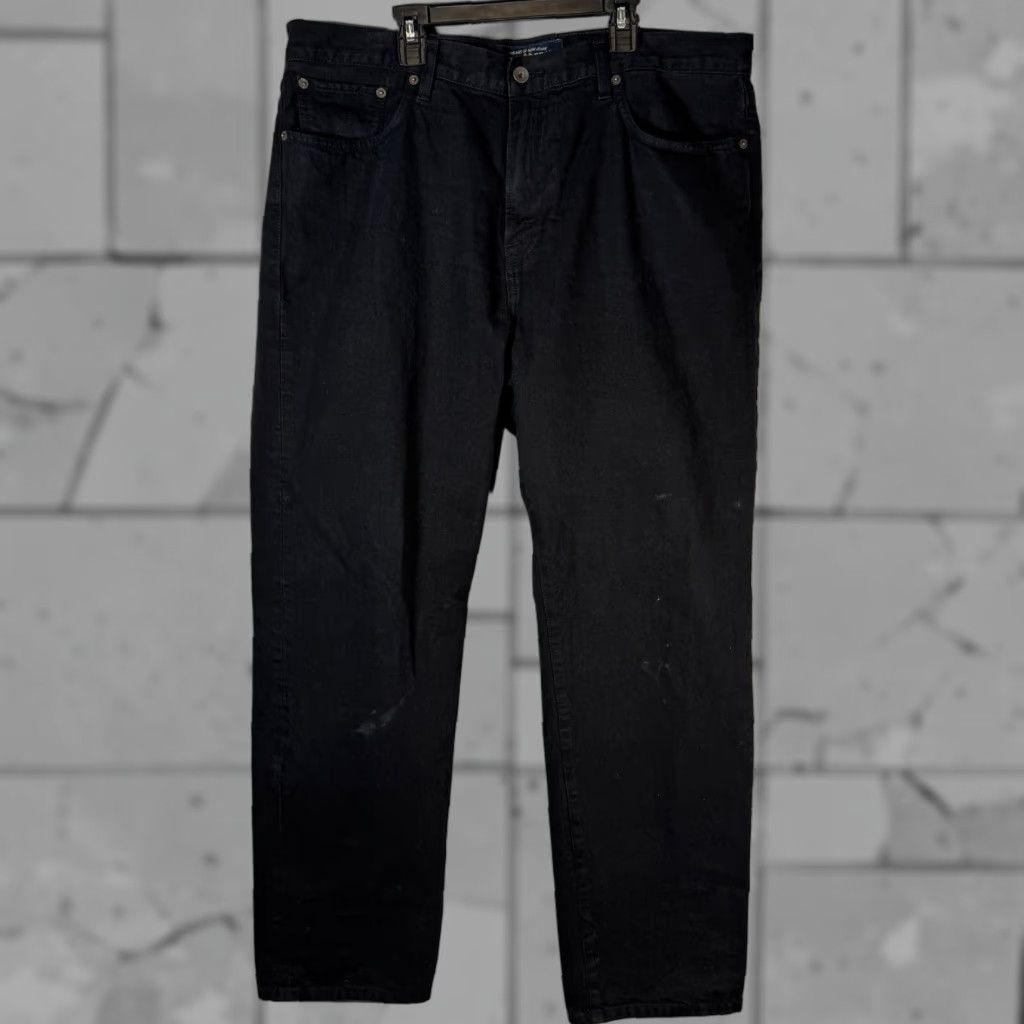 Lucky Brand Lucky Brand Jeans Men 38x32 Black 329 Classic Straight Denim Jeans Men Regular Size Black Straight Leg 38 Mens Size US 38 / EU 54 - 1 Thumbnail
