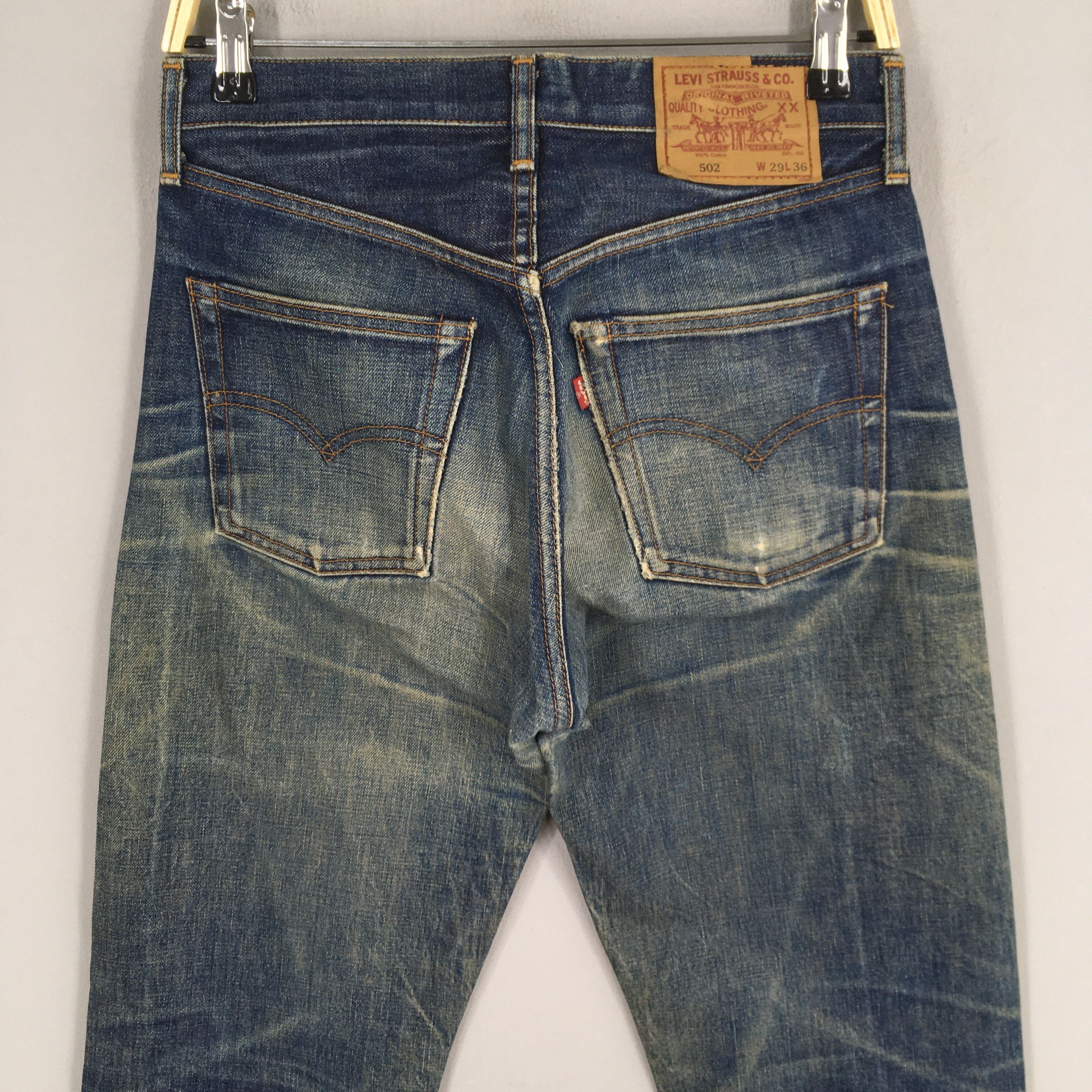 Levi's Size 28x31.5 Vintage Levi's 502 Big E LVC Japan Jeans S1425 Size US 28 / EU 44 - 10 Thumbnail