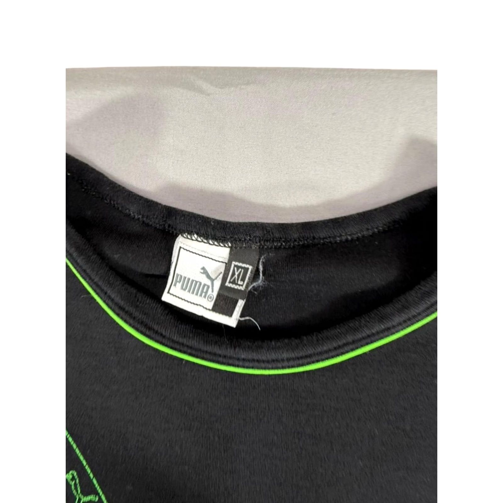 Puma Puma Women’s Black Graphic T-Shirt XL Cotton Crew Neck Size XL / US 12-14 / IT 48-50 - 3 Thumbnail