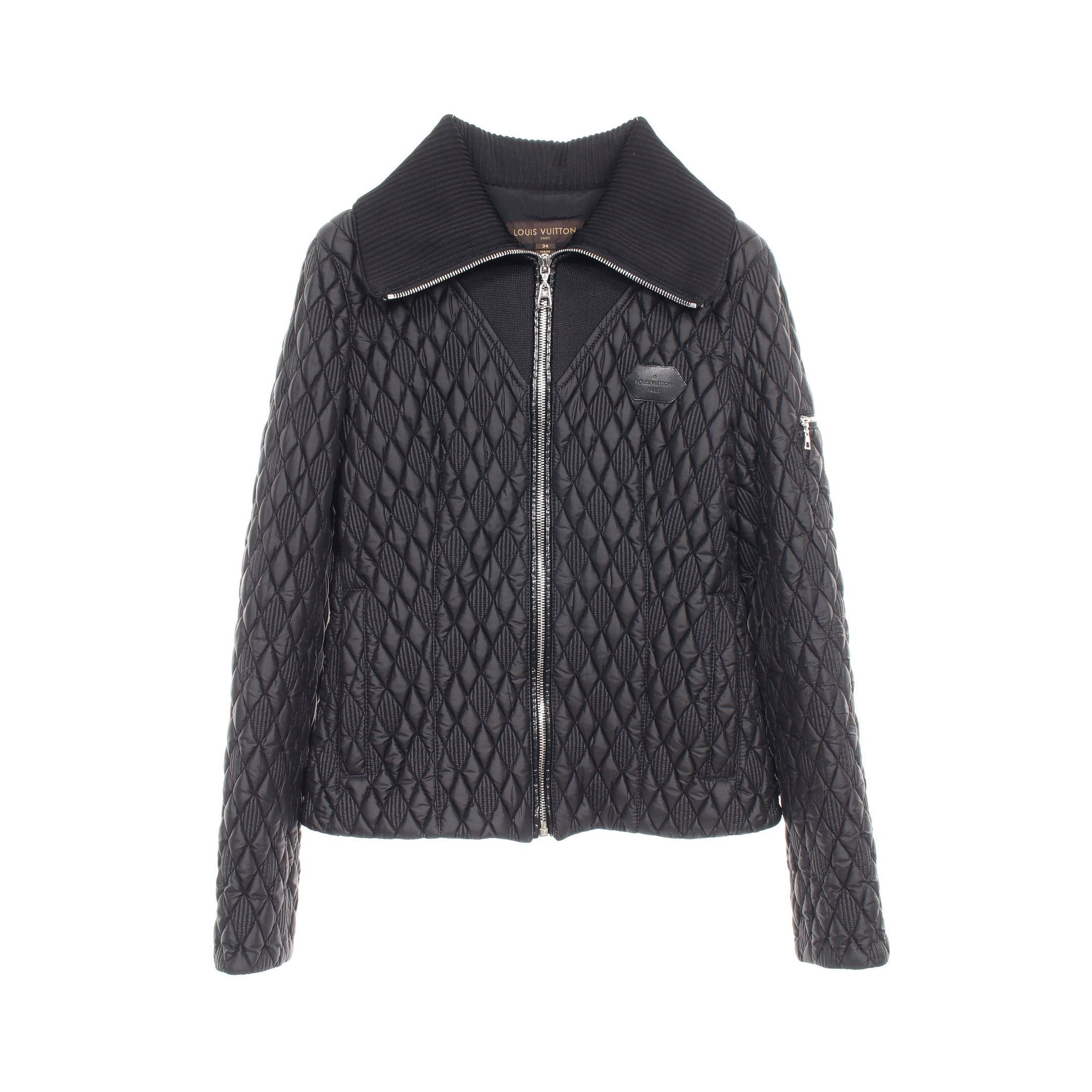 Louis Vuitton Quilted Jacket Black