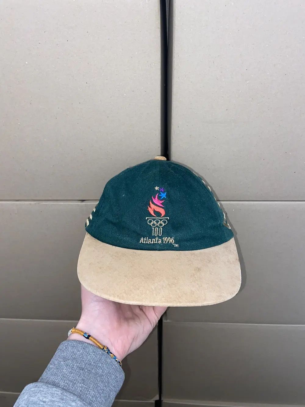 USA Olympics 🦅VINTAGE 1996 ATLANTA OLYMPIC Y2K CAP DAD HAT USA AMERICA Size ONE SIZE - 8 Thumbnail