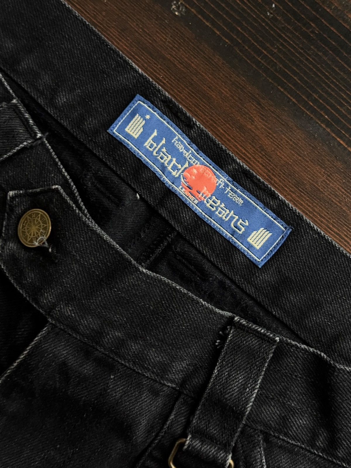 Blackmeans Blackmeans Denim Zipper Pants Size US 29 - 2 Thumbnail