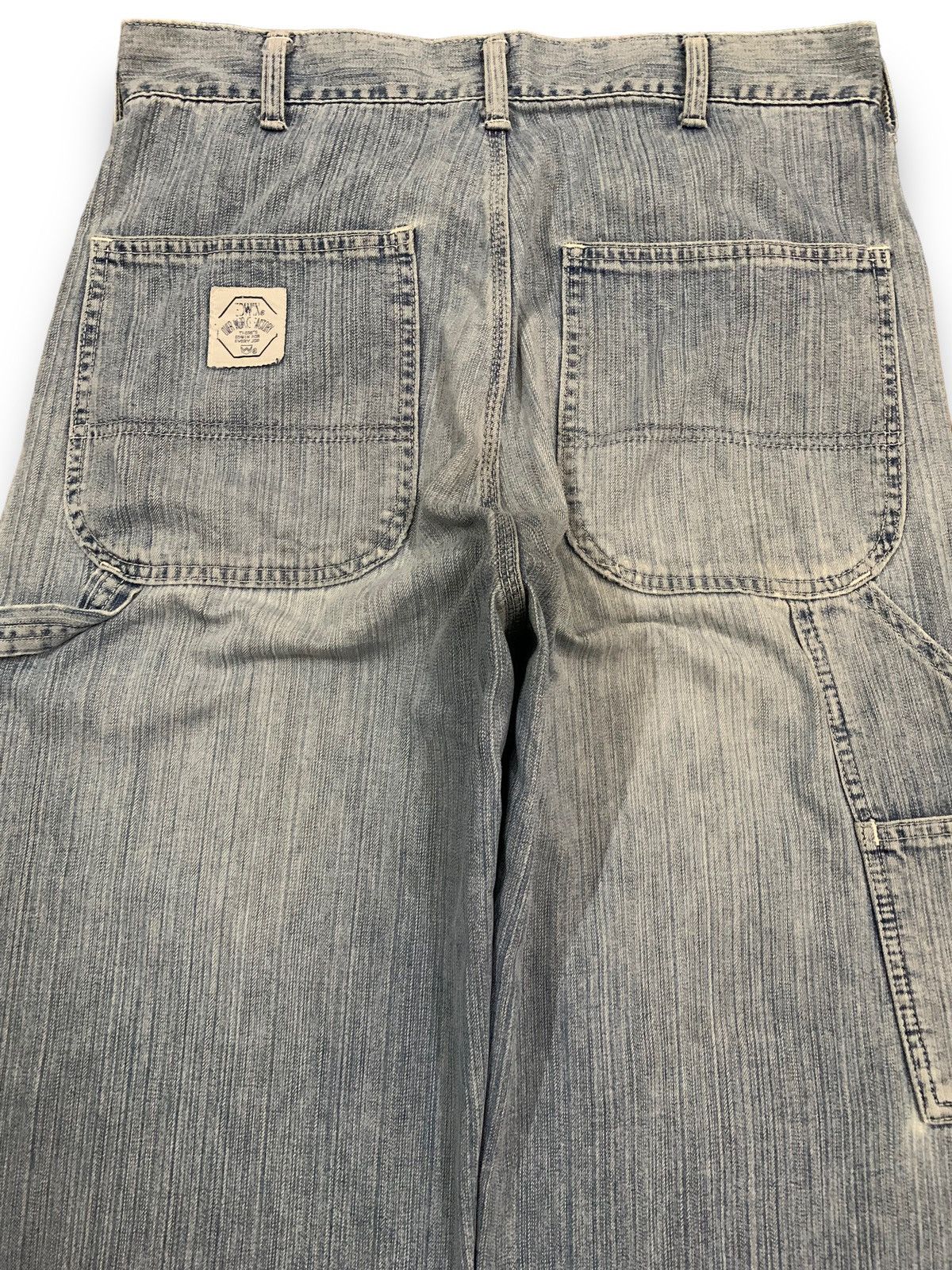 Edwin Rare Vintage Edwin Faded Baggy Frayed Leg Carpenter Jeans Size US 31 - 12 Thumbnail
