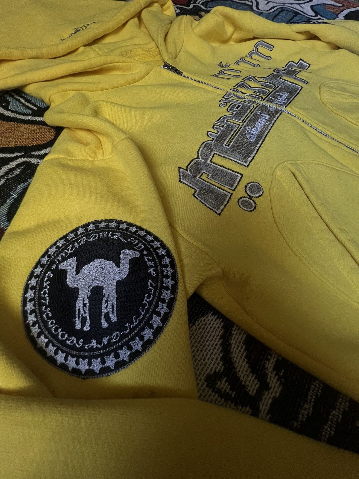 Designer × Japanese Brand × murd333r.fm Murd333r.Fm ‘🎫Yellow🎫’ (Swamp Angels) 🦟Hoodie Size US S / EU 44-46 / 1 - 7 Thumbnail