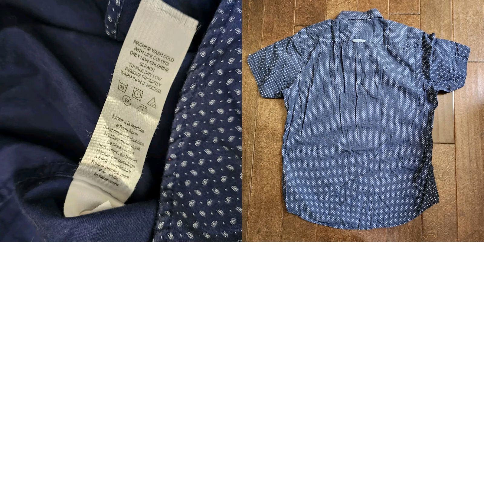 Vintage Age Of Wisdom Shirt Junior Button-Up Short Sleeve XL Boys Regular Blue Western Classic Summer Spring Men’s Boys? Size US XL / EU 56 / 4 - 9 Thumbnail