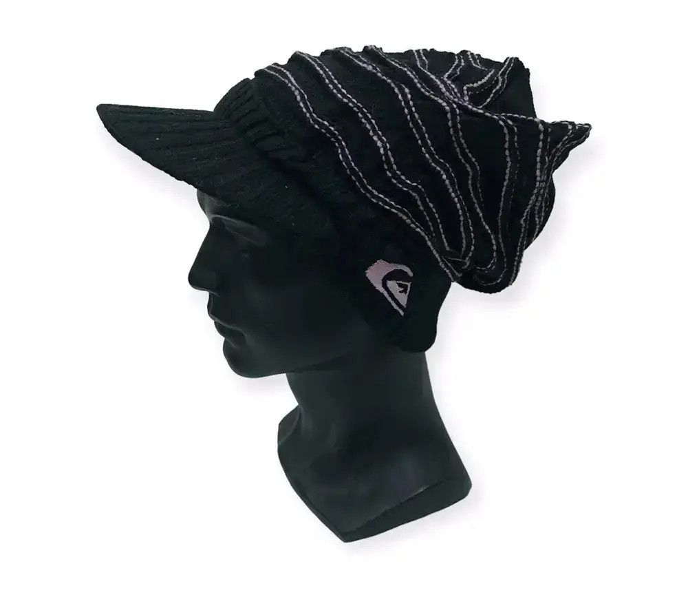 Quicksilver × Quiksilver Quiksilver Small Logo Stripe Beanie Hat Size ONE SIZE - 1 Thumbnail