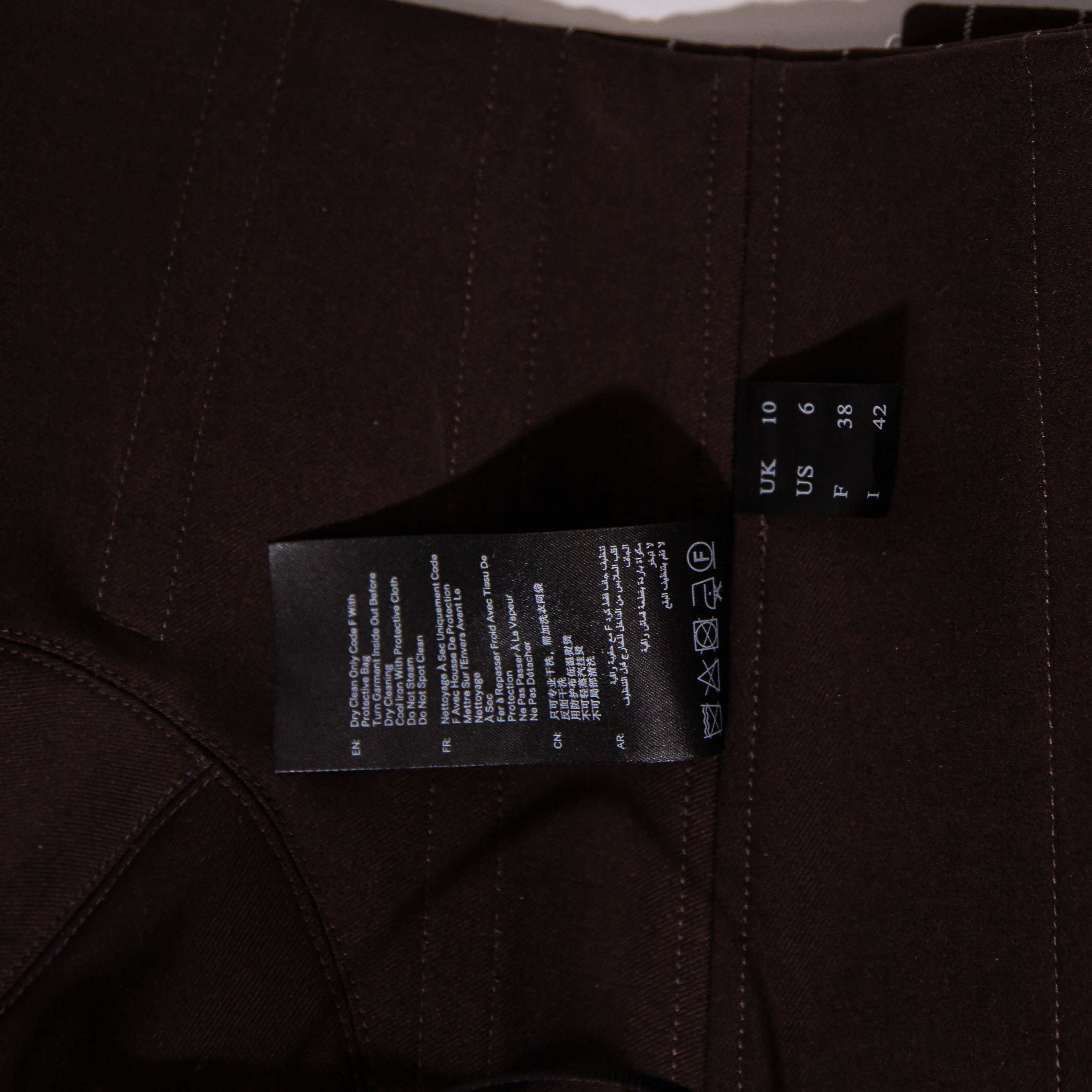 Alex Perry Alex Perry Chocolate Gold Metallic Lurex Size M / US 6-8 / IT 42-44 - 4 Thumbnail
