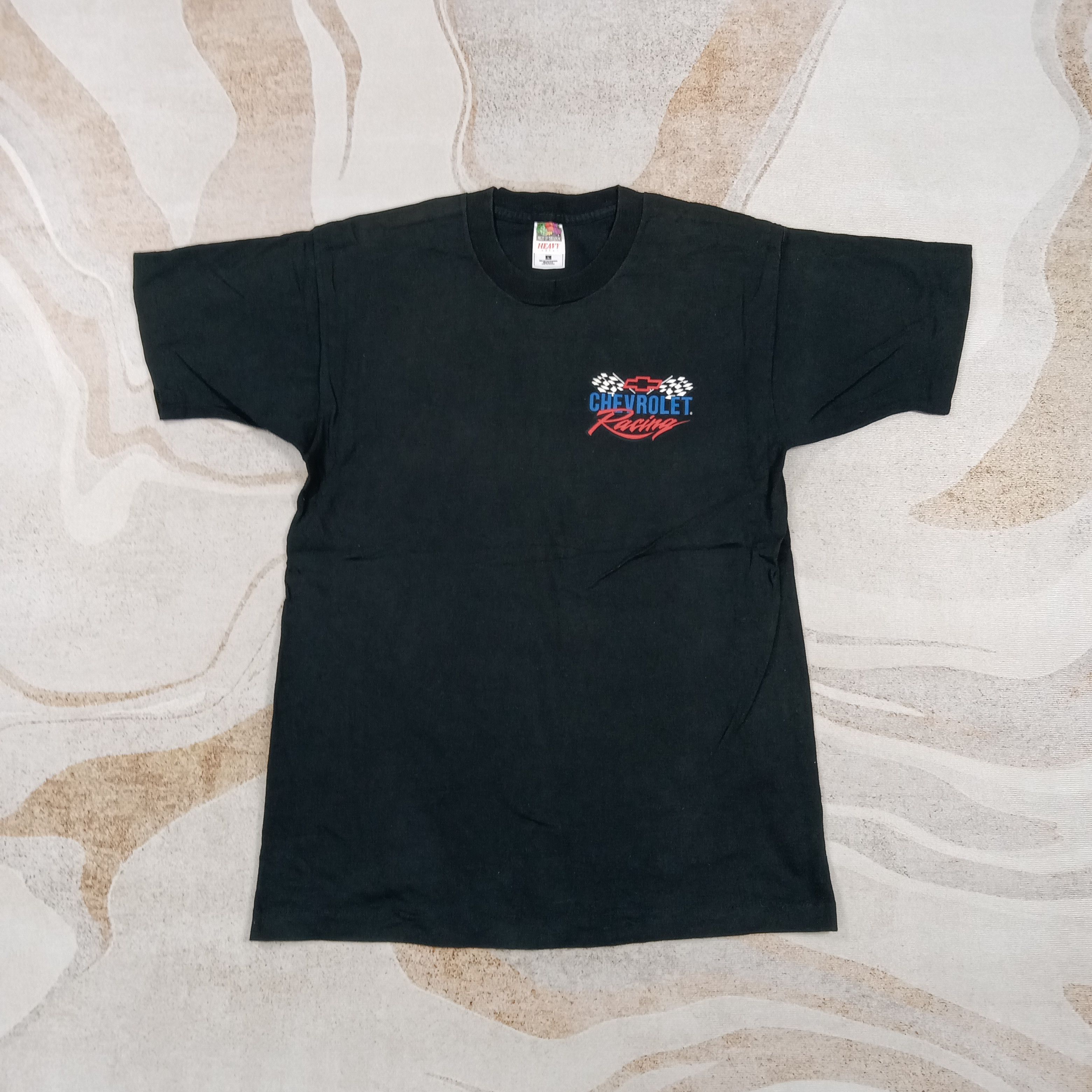 Vintage 90's Chevrolet Racing Motorsport Tshirt C285N26 Size US M / EU 48-50 / 2 - 4 Thumbnail