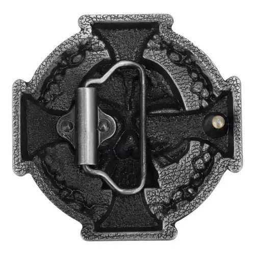 Other Vintage Skull Leather Buckle Belt Size ONE SIZE - 3 Thumbnail