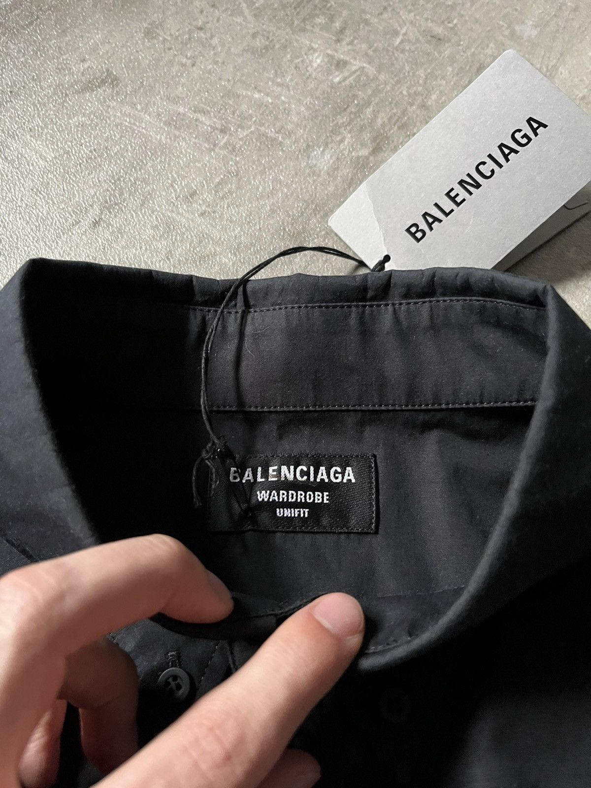 Balenciaga Balenciaga Recycling logo print eco FW21 button up shirt Size US M / EU 48-50 / 2 - 9 Thumbnail
