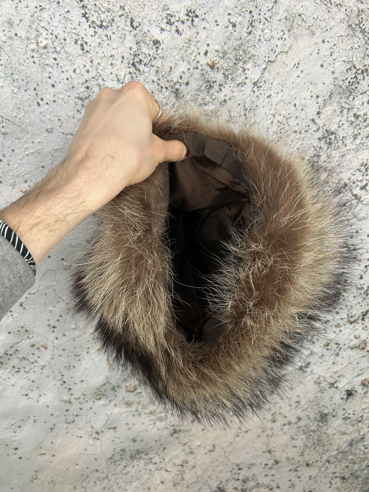 Japanese Brand Vintage Avantgarde Fur Hat 90s Japanese Handmade Hype Size ONE SIZE - 5 Thumbnail