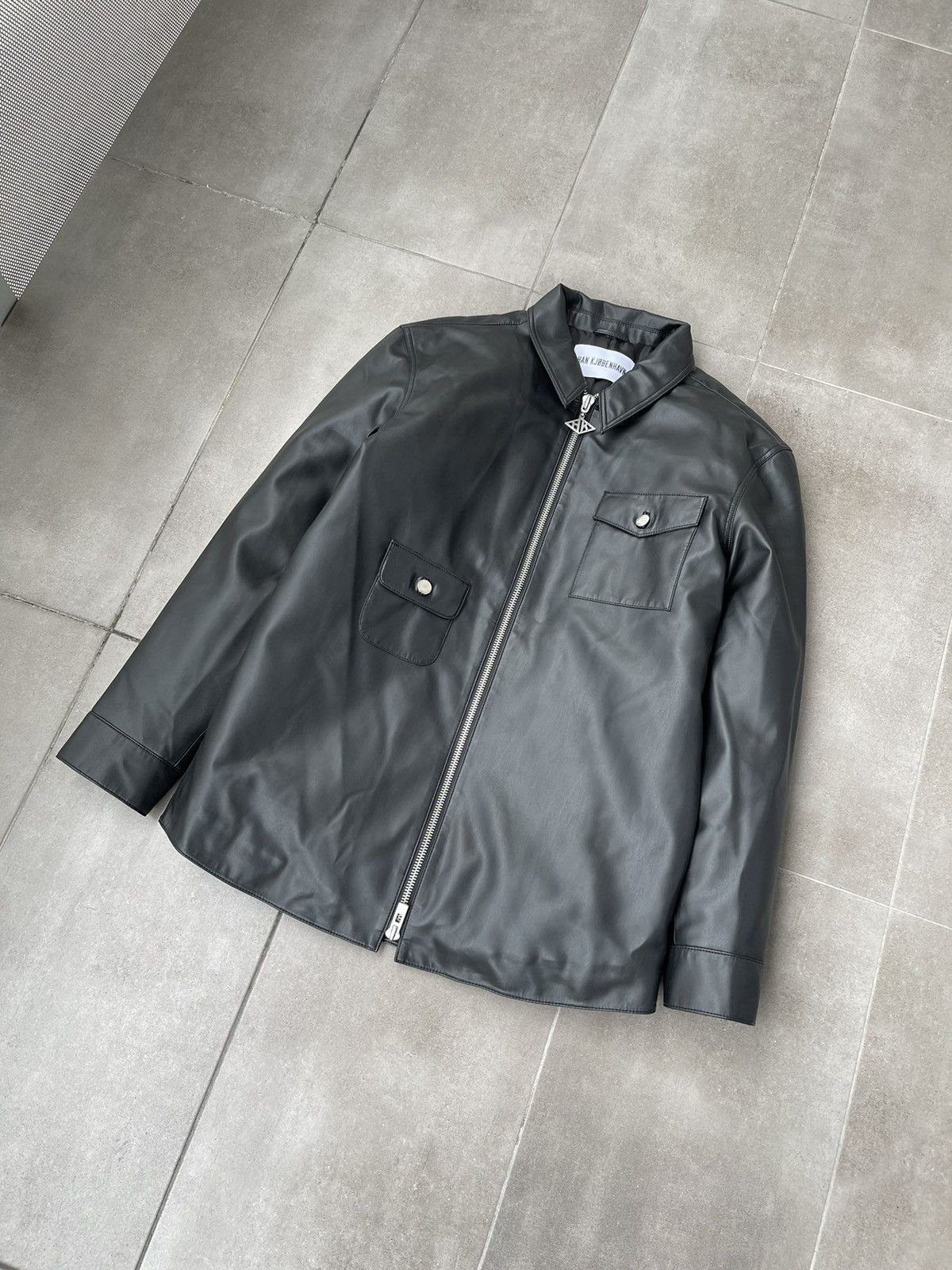Han Kjobenhavn !DS! FW22 Han Kjobenhavn Army Zip Overshirt Black Jacket Size US M / EU 48-50 / 2 - 11 Thumbnail
