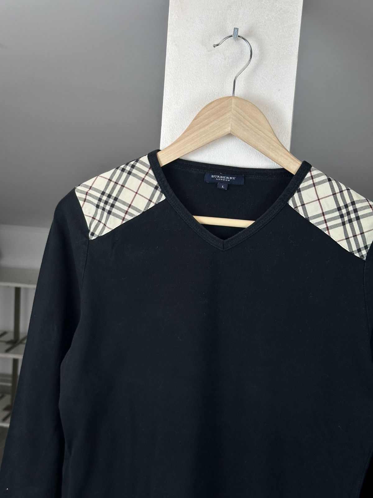 Burberry Womens Burberry London Tee Top Cotton Size L / US 10 / IT 46 - 2 Thumbnail
