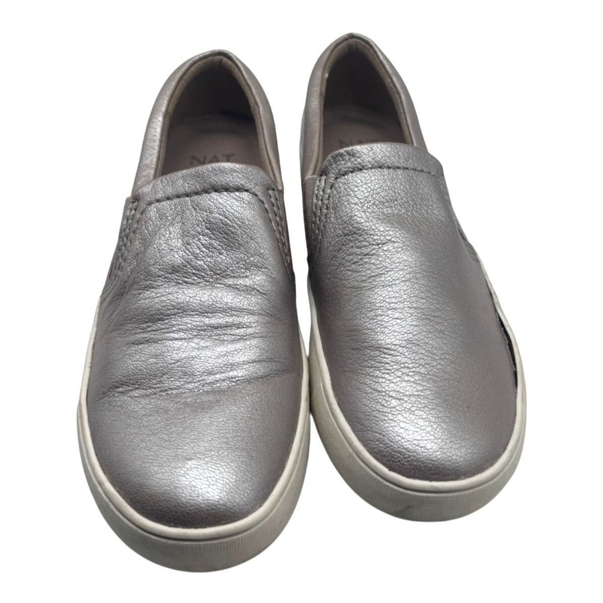 Naturalizer Naturalizer Women’s Pull on Metallic Platino Sneakers, Size Size US 5 / IT 35 - 1 Thumbnail