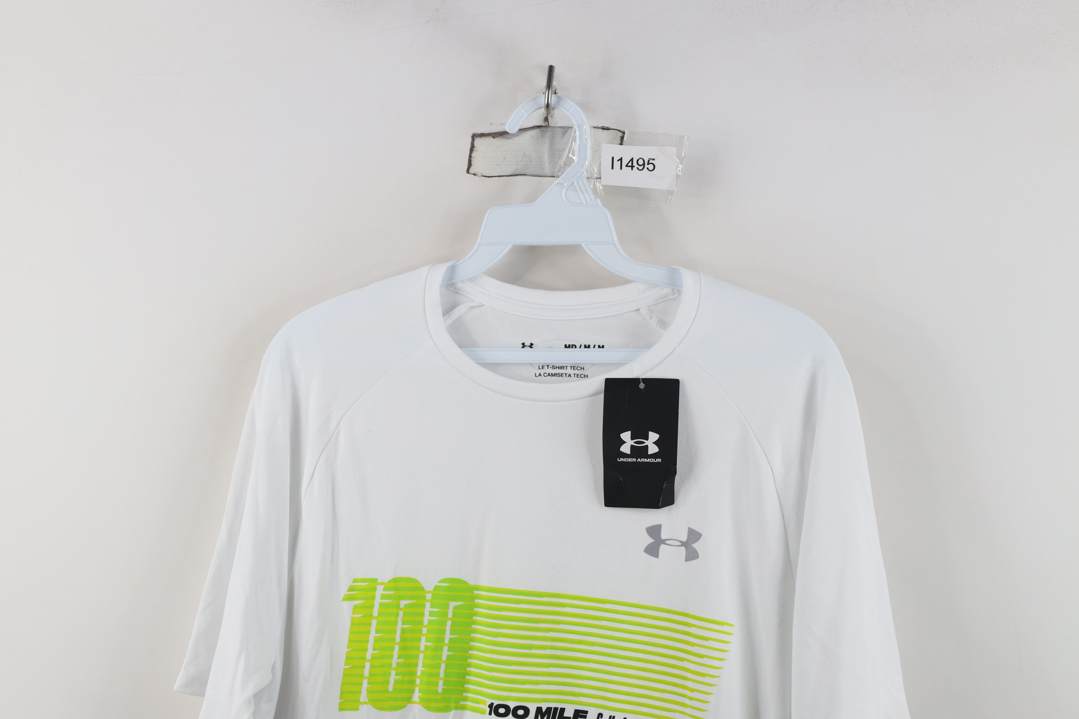 Under Armour New Under Armour Challenge Running Jogging T-Shirt White Size US M / EU 48-50 / 2 - 2 Thumbnail