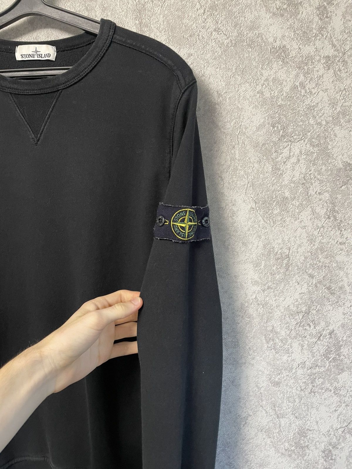 Stone Island Stone Island Black Sweatshirt Crewneck With Patch Size US M / EU 48-50 / 2 - 6 Thumbnail