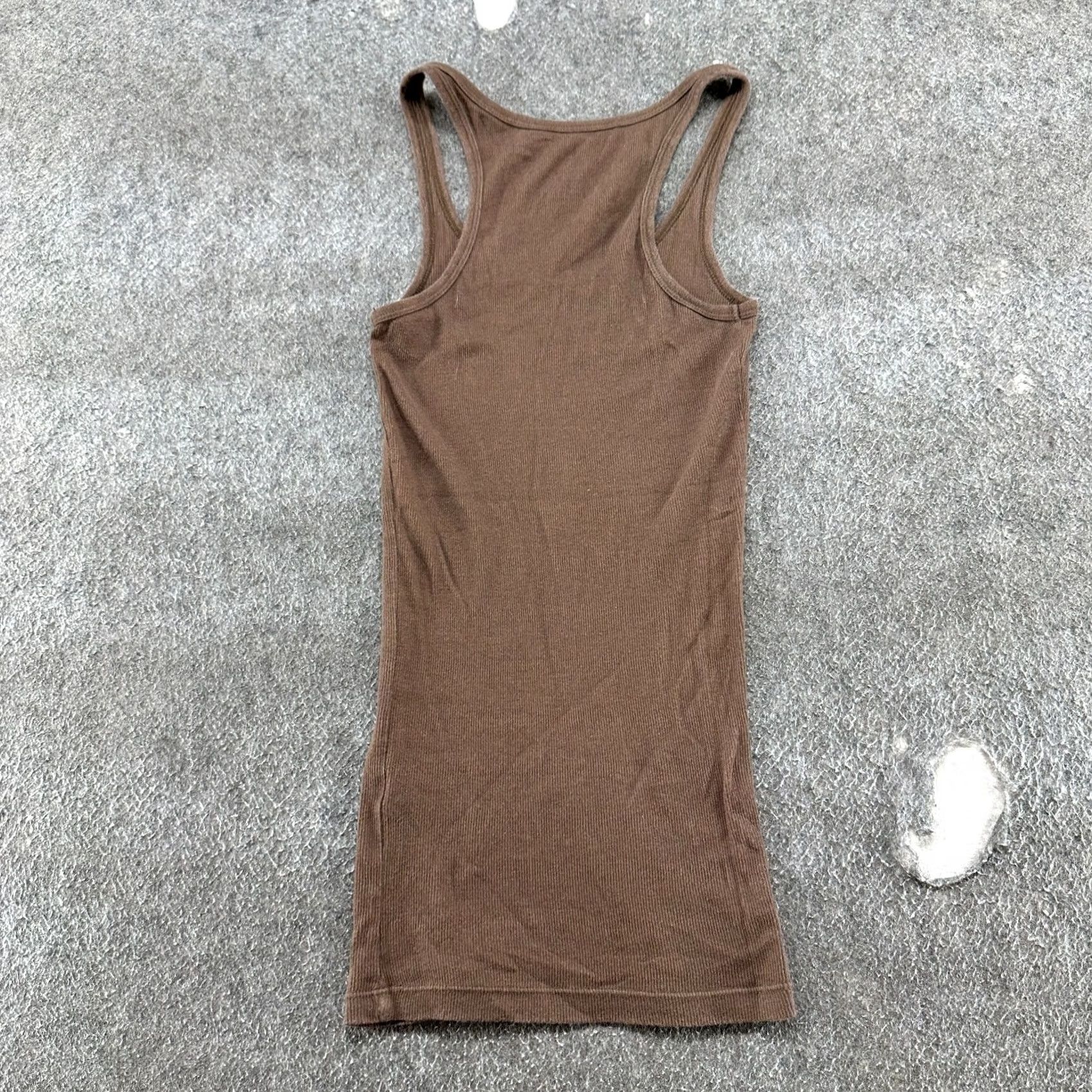 Aeropostale VINTAGE Aeropostale Tank Top Womens Small Brown Sleeveless Cami Ribbed Knit Y2K Size S / US 4 / IT 40 - 3 Thumbnail