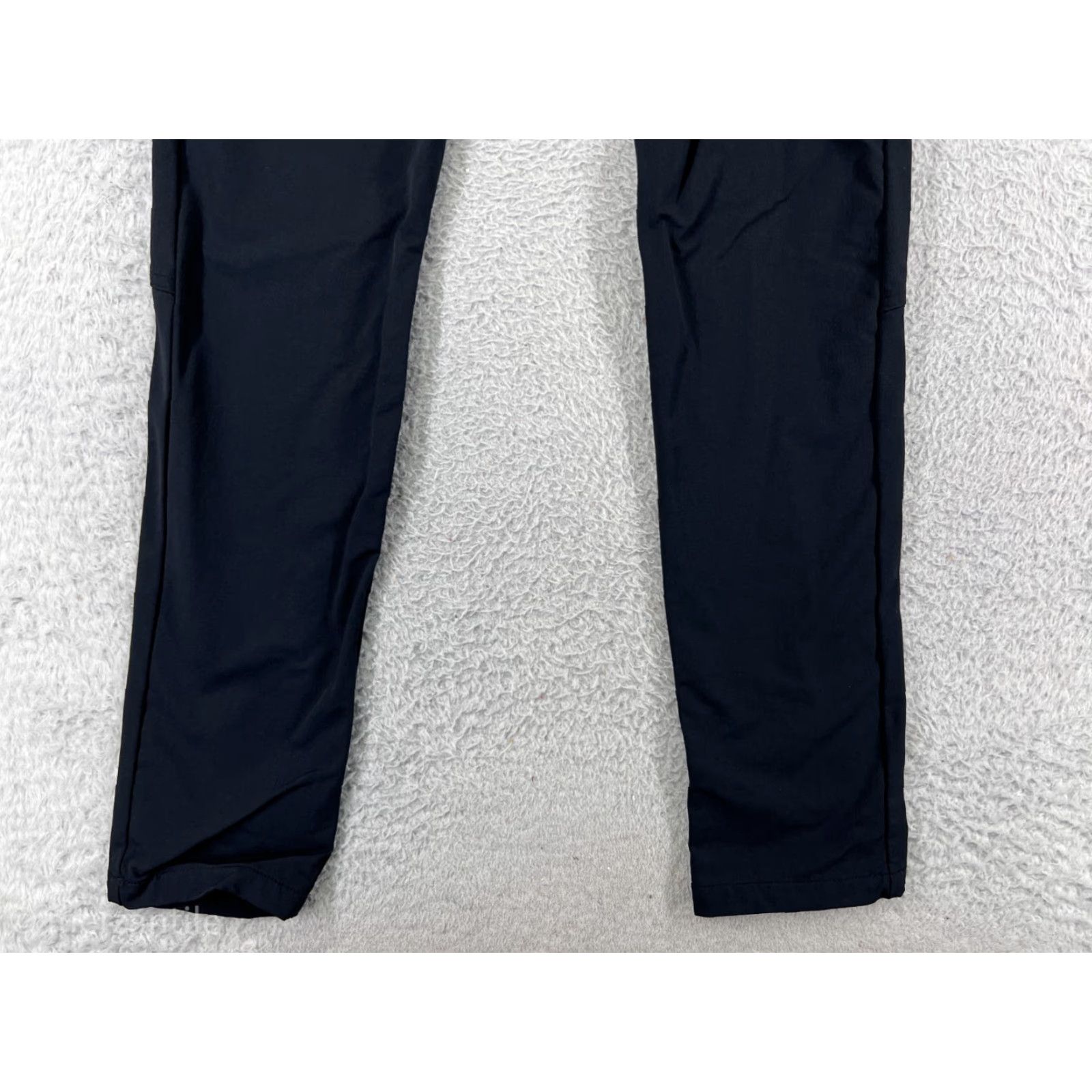 Vintage ZYIA Active Pants Mens Small Blue Skinny Tapered Zipper Pocket Cargo Golf Size US 29 - 2 Thumbnail