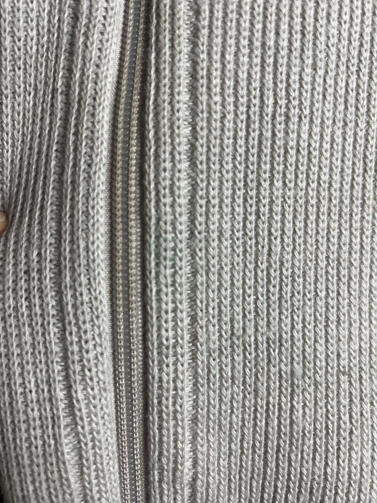 Lacoste Vintage Lacoste Full Zip Wool Knitted Sweater Beige Size US L / EU 52-54 / 3 - 8 Thumbnail
