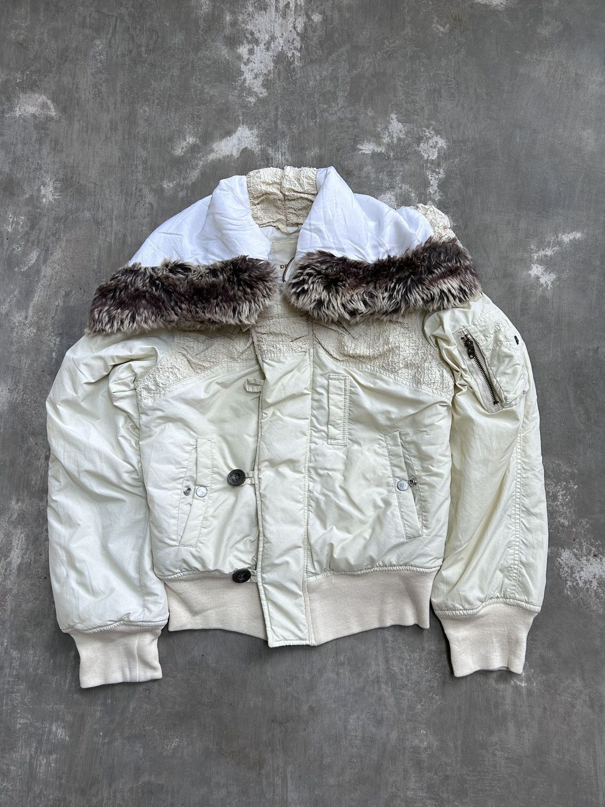 ジャケット・アウター nape_ foxfur hoodie LGB ifsixwasnine Japan LGB If Six Was Nine Hysteric Glamour Style Faux Fur