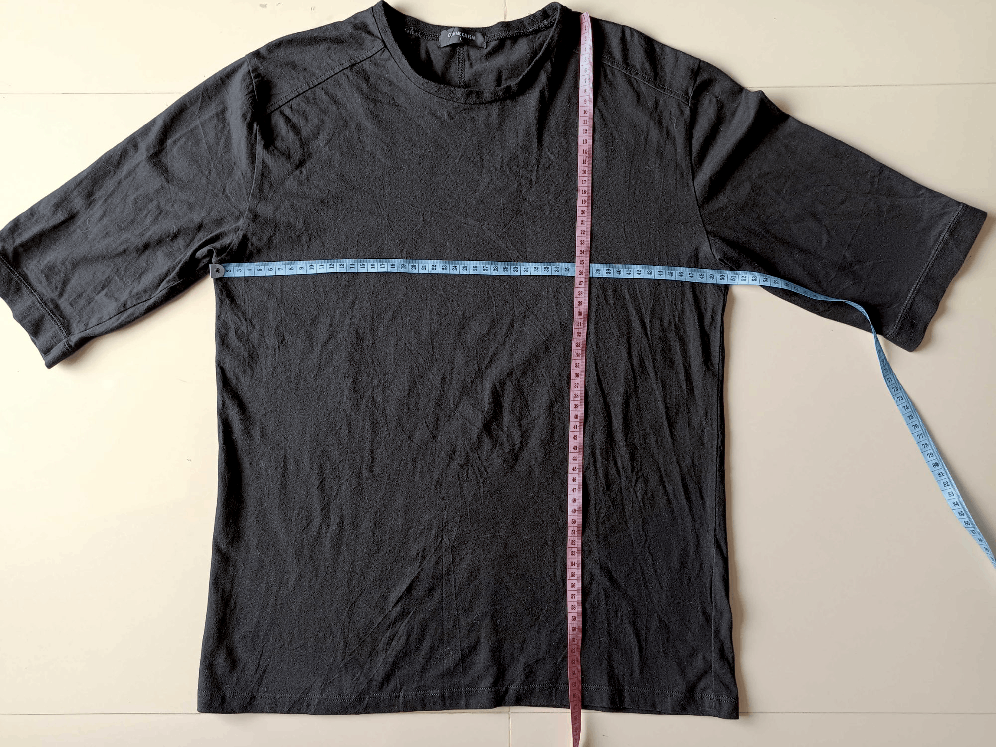 Comme Ca Ism × Japanese Brand Comme Ca Ism Black T-shirt Size US L / EU 52-54 / 3 - 7 Thumbnail