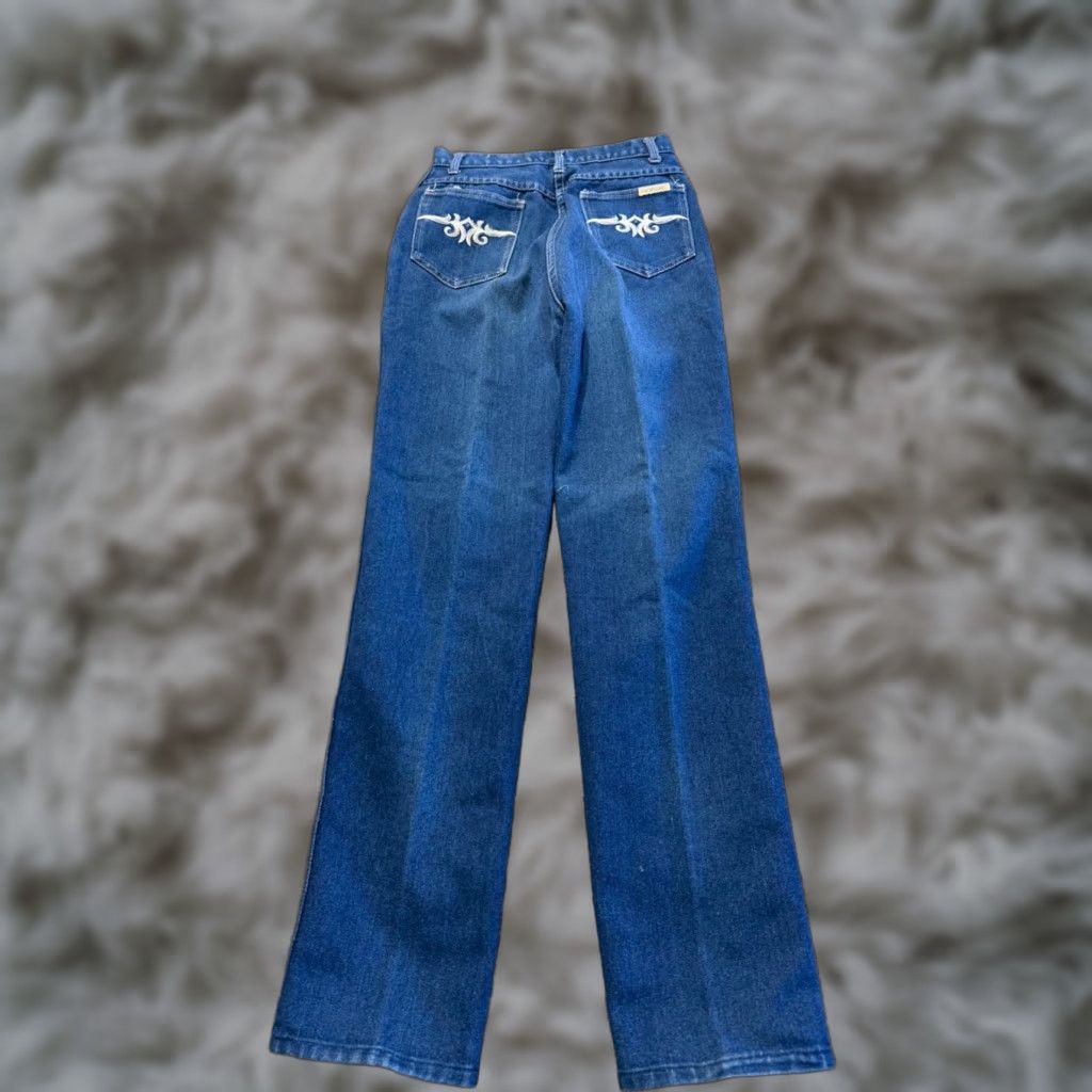 Express VINTAGE Express Jeans Women Size 7 8 Blue Denim 25X29 Lot OF 2 Size 32" / US 10 / IT 46 - 1 Thumbnail