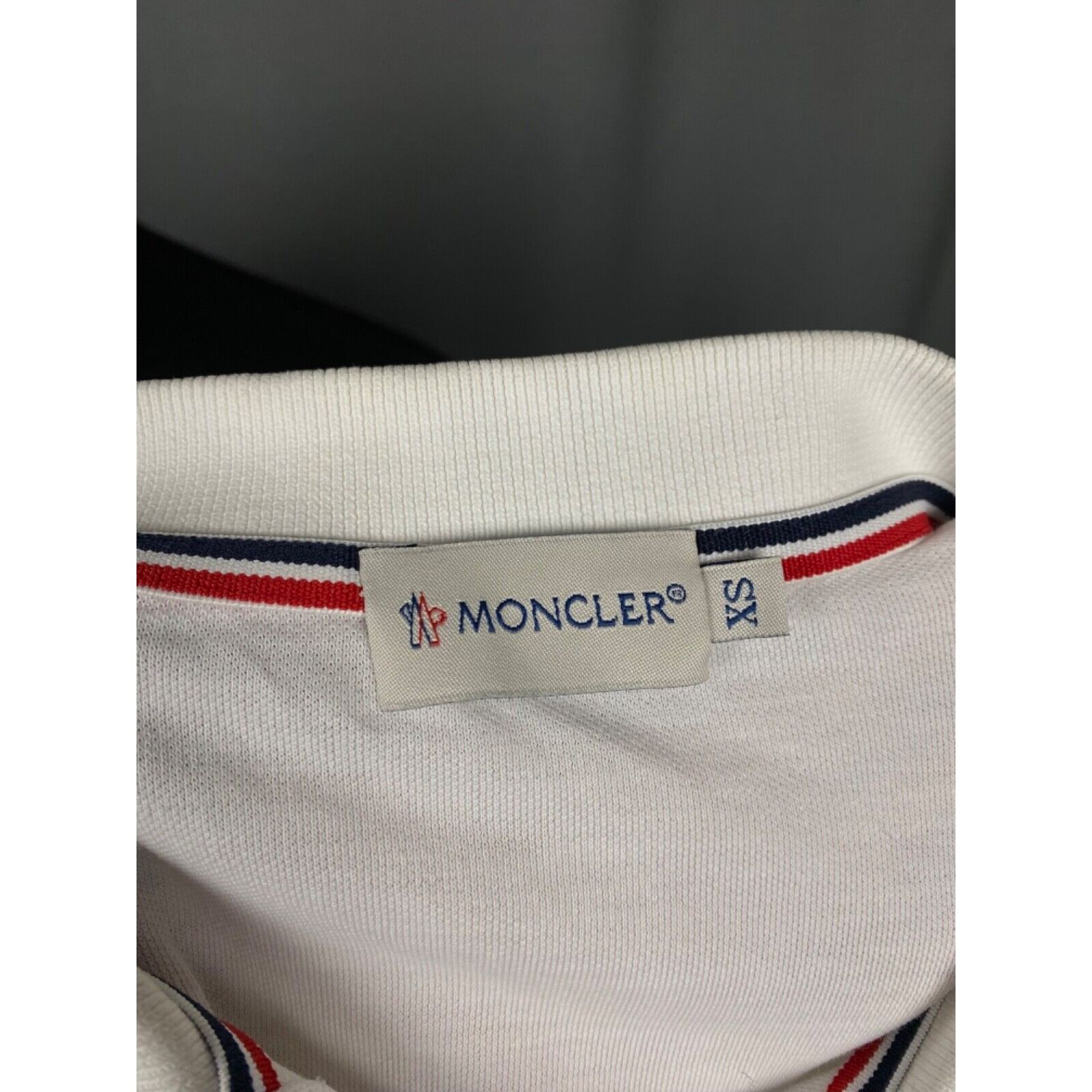 Moncler Moncler Maglia Women's White Polo T-Shirt Size XS Size XS / US 0-2 / IT 36-38 - 10 Thumbnail