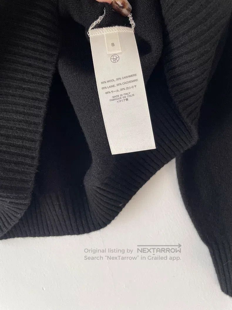 The Row The Row Black Half Turtleneck Sweater Size US S / EU 44-46 / 1 - 2 Thumbnail