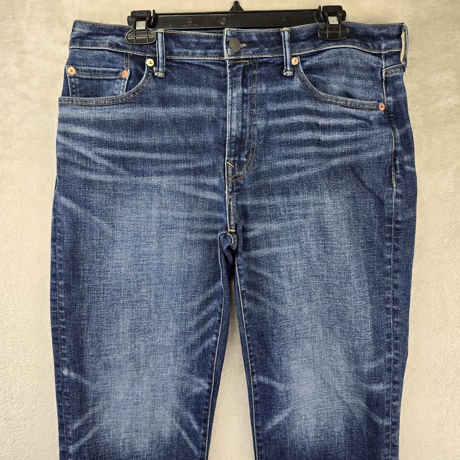 American Eagle Outfitters American Eagle Original Straight Jeans 33x30 (Fits 36x28) Size US 36 / EU 52 - 2 Thumbnail