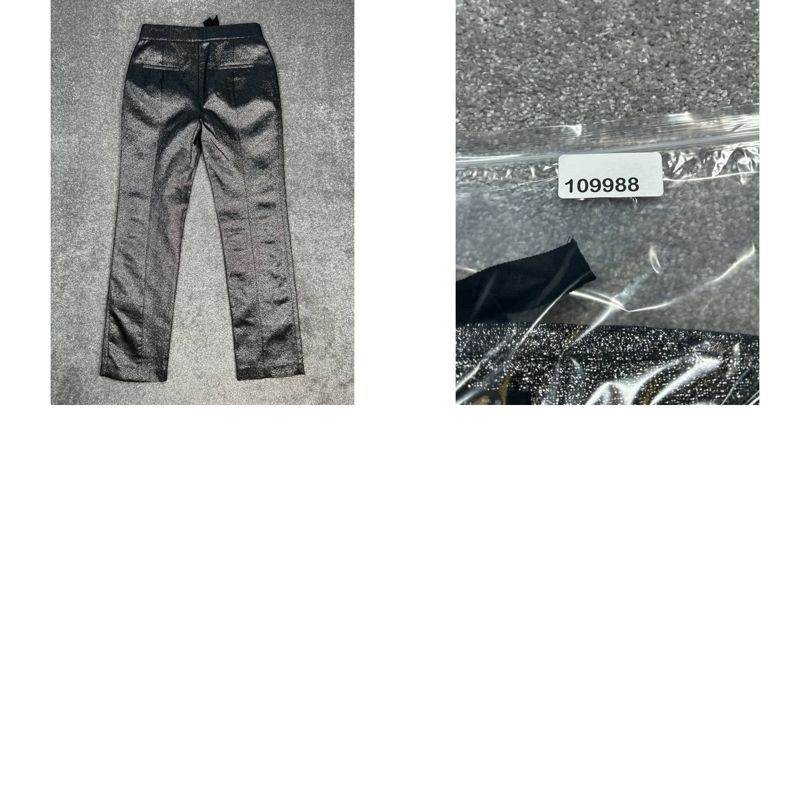 Zara Zara Gray Mid Rise Straight Leg Ankle Pants Womens XS Slit Casual Outdoor Size 26" / US 2 / IT 38 - 8 Thumbnail