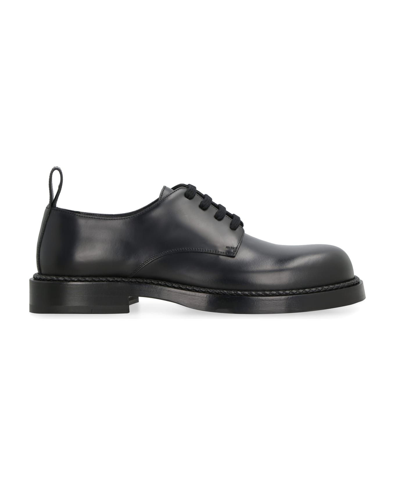 Bottega Veneta o1loc1c0225 754565 Strut Lace-Up Shoes in Black Size US 8 / EU 41 - 1 Thumbnail