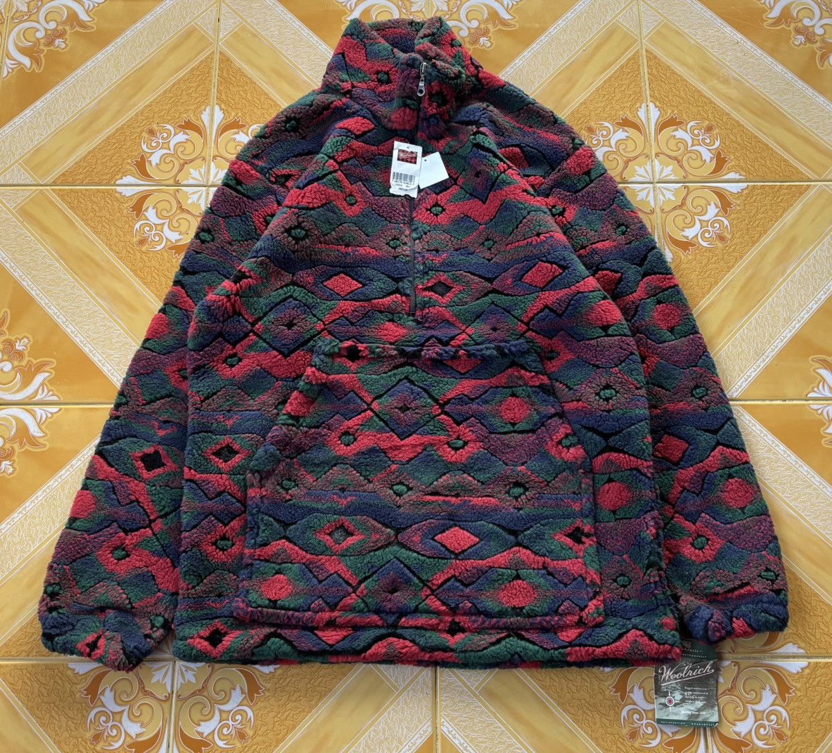 Woolrich Woolen Mills Vintage 1990s Woolrich Aztec Navajo Blanket Jacket Size US M / EU 48-50 / 2 - 4 Thumbnail