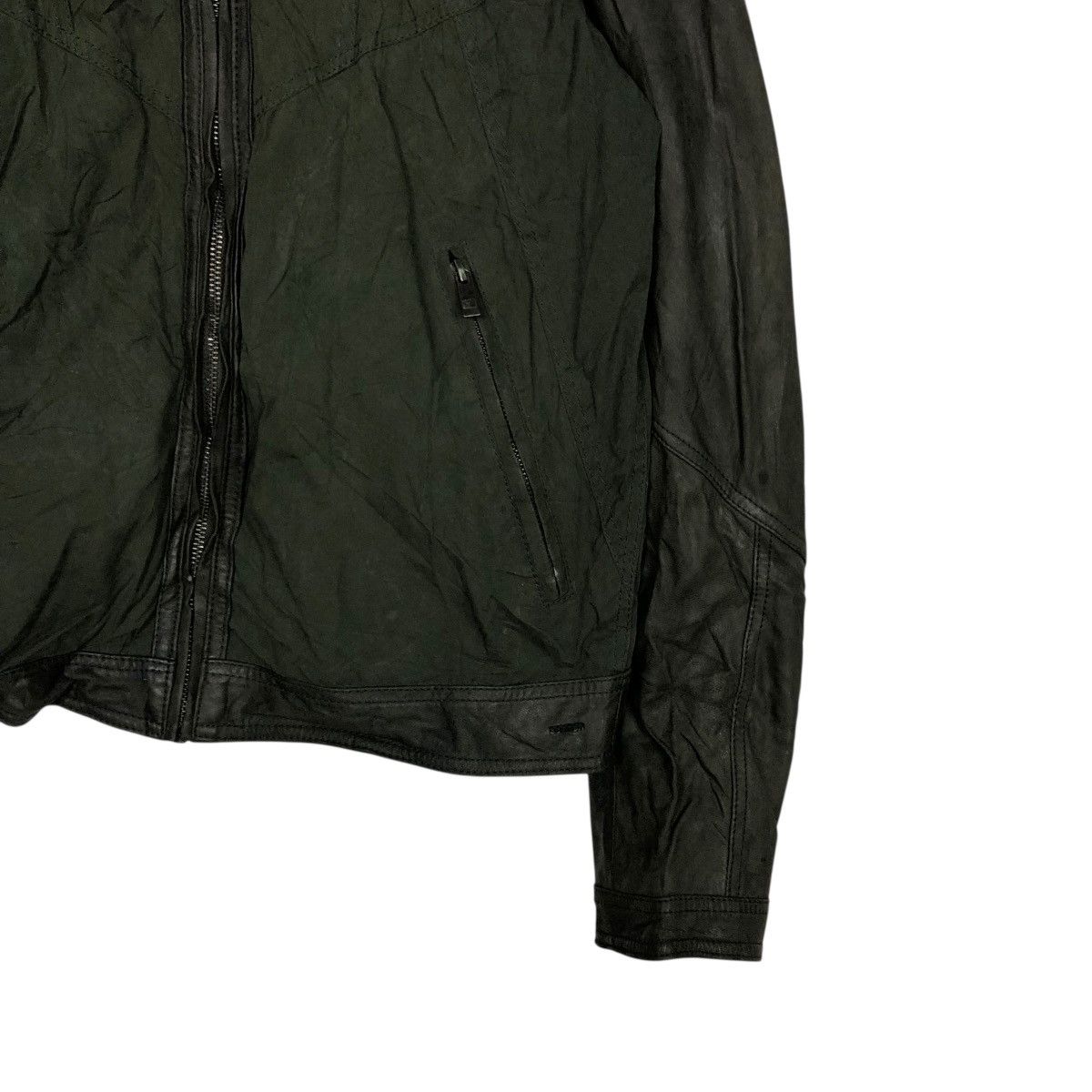 Scotch & Soda 🔥VINTAGE GENUINE LEATHER JACKET BIKER MADE WITH LOVE Size US M / EU 48-50 / 2 - 7 Thumbnail