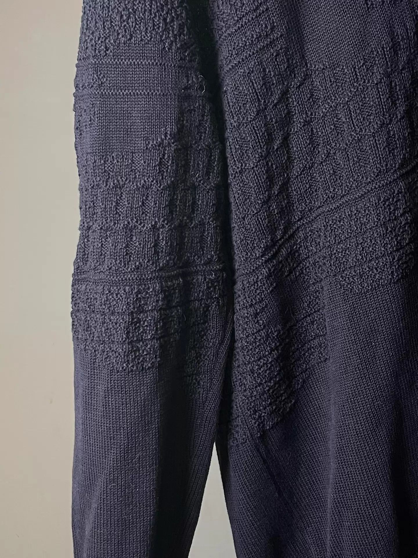 Other Maison Martin Margiela 3M V-neck Irregular Jacquard Knit 46 Size US S / EU 44-46 / 1 - 5 Thumbnail